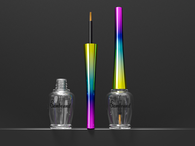 漸變色眼線增長液空瓶注塑加工