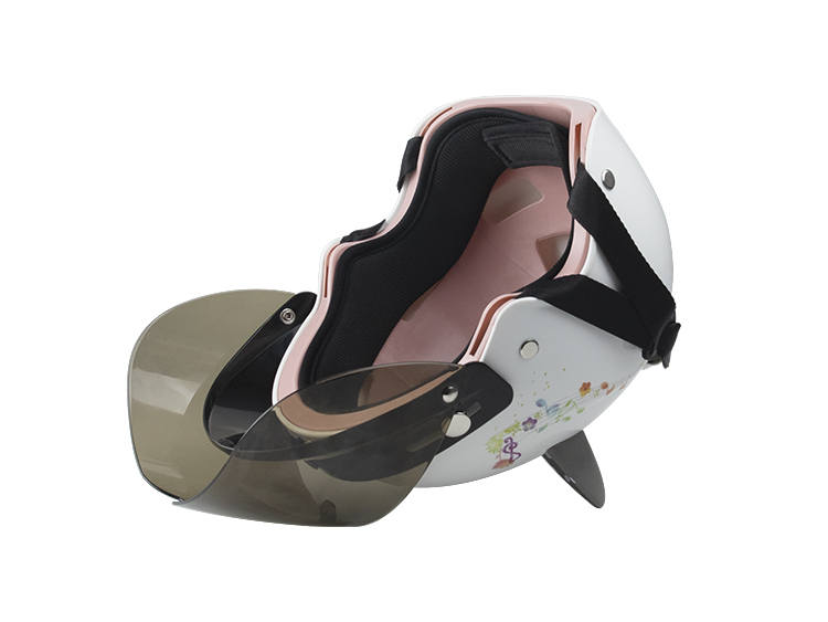 女電動車頭盔四季可愛半盔安全帽現貨